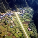 The landing strip at Lukla